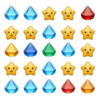 içi renkli minerallerle dolu maden arabası sticker