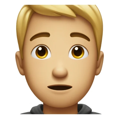 Face with  teary eyes and hands folded as a pleading gesture  sticker