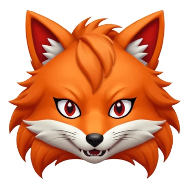 Kurama Anime 9 tails sticker