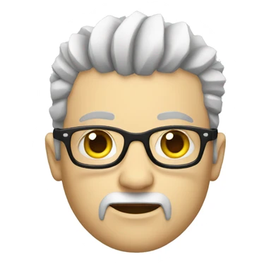 punk white guy sticker