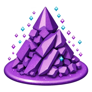 glitter purple hospital sticker