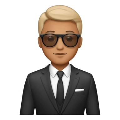 money, sunglasses, suit, man sticker