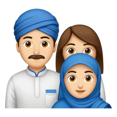 DOĞU TÜRKİSTAN BAYRAĞI (İNSANSIZ) AY VE YILDIZ MAVİ BAYRAK sticker