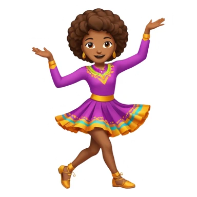 create a person emoji of Barcavibe is the superpower name Brings energy, momentum, and structure more fun and dancing more coloful sticker