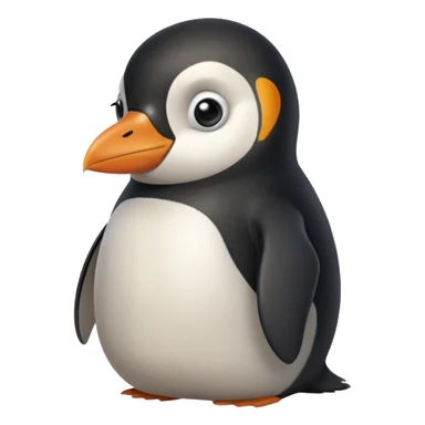 bombastic side eyeing penguin suspicious looking side ways eyes looking forward  sticker