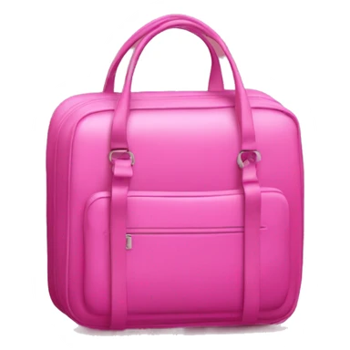 Pink bag with a dj on top  sticker