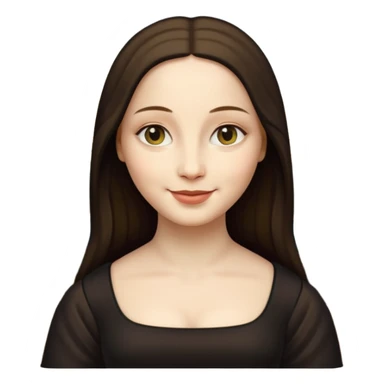 mona lisa picture sticker