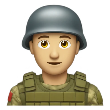 ukranian soldier sticker