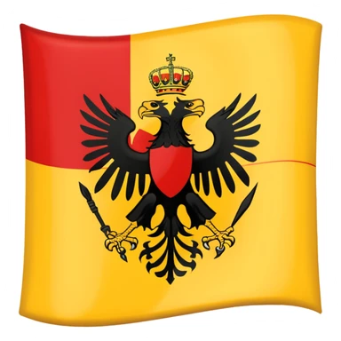 Flag of holy roman empire sticker