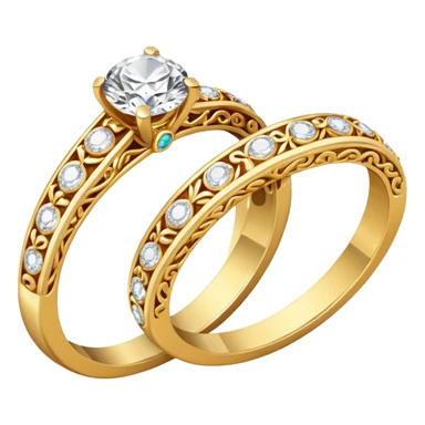 indian engagement ceremony - only show rings sticker