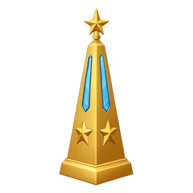 Christmas obelisk sticker