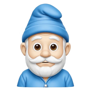grandfather smurf  sticker