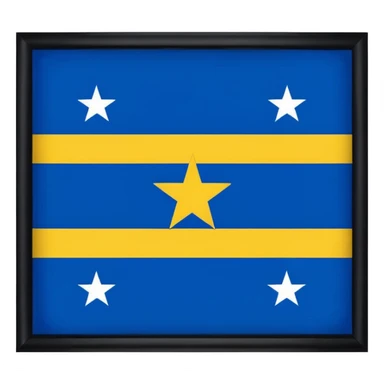 Bandera del estado zulua Venezuela  sticker