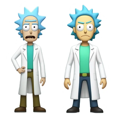 rick and morty sticker