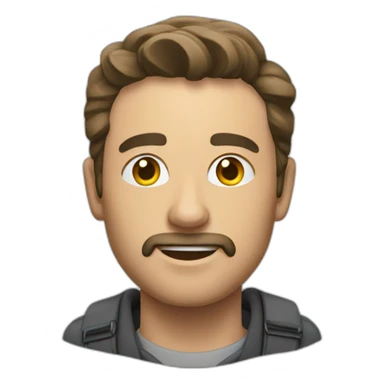 Homme travaille chez action sticker