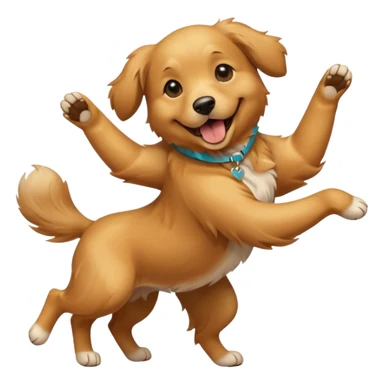ik wil een hond die danst sticker