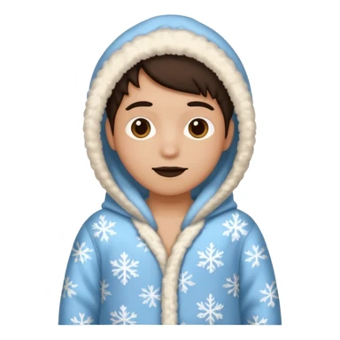 Winter Cozy Pajamas sticker