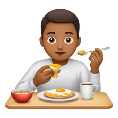 Pape with breakfast sticker