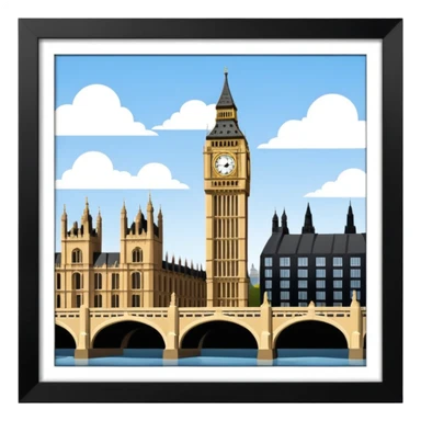 big ben london sticker