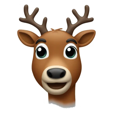 Rudolph the red nose reindeer  sticker