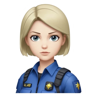resident evil Jill valentine sticker