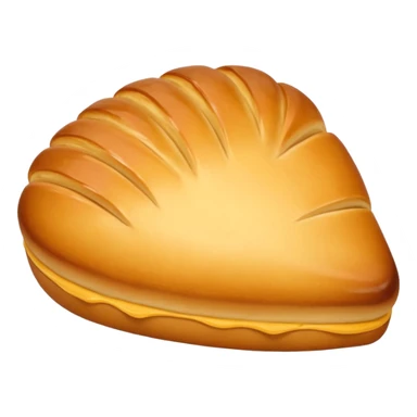 dessert Madeleine. without tail detail. long shape sticker