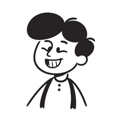 funny suspenders doodle sticker