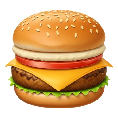 burger bun sticker