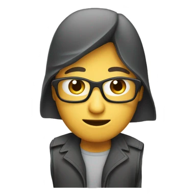 une personne qui envoie des sms sticker