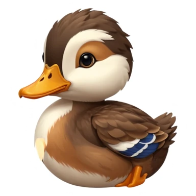 baby Mallard duck sticker