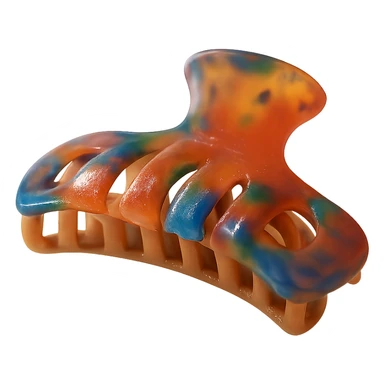 Remove the background while keeping the hairclip photorealistic and detailed with a transparent background. sticker