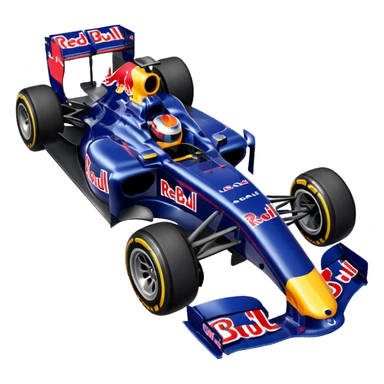 a 2010 Red Bull Formula 1 car sticker