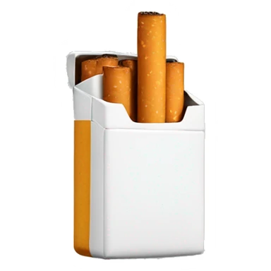 Pack of cigarettes sticker