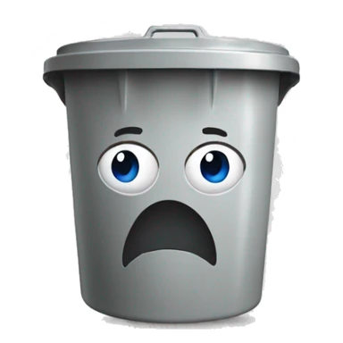 emoji for waste sorting sticker