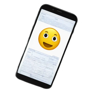 a mobile phone rests over an exam paper sticker