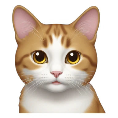 caroline the cat from korea sticker