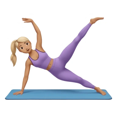 Mat pilates sticker