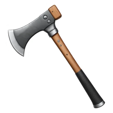 black metal climbing axe sticker