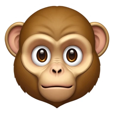 Disappointed monkey sticker