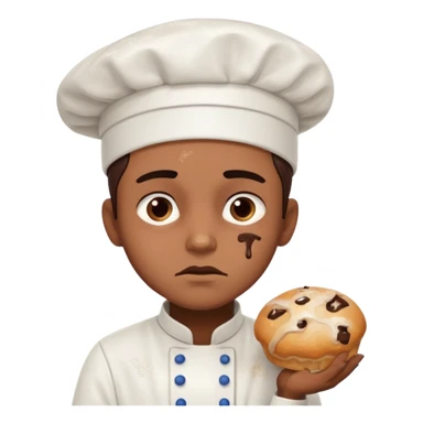 Cringe overworked pastry chef sticker