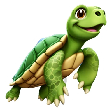 Tortues génial dans un avion sticker