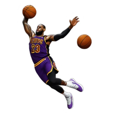 Lebron James dunk sticker