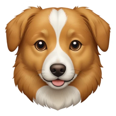 a jack russell cross with a larger dog sticker