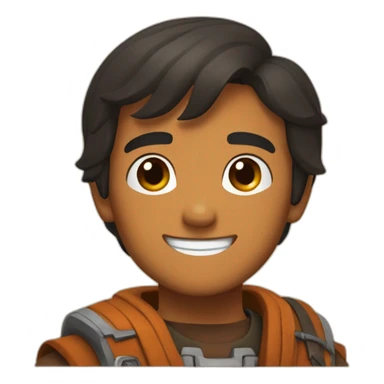 Ezra bridger smiling sticker