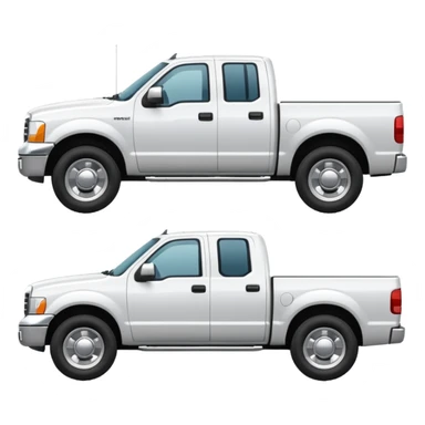 WHITE PICKUPTRUCK SIDE VIEW ELLISDON NAME ON TRUCK sticker