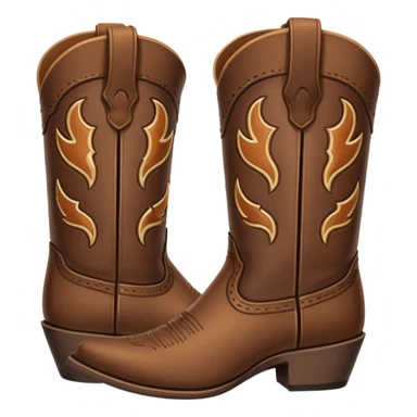 Western Cast cowboy boots sticker