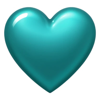 Teal heart with da best  sticker