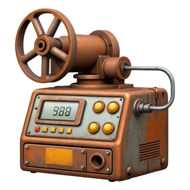 1980s machinery and equipment sticker