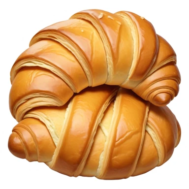 croissant eating croissant sticker