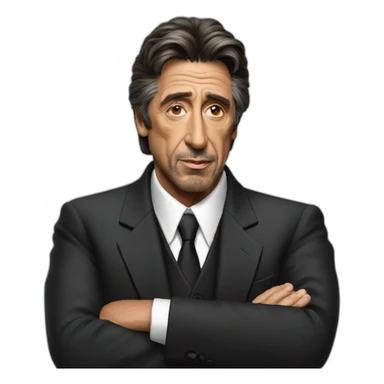 al pacino wearing suit sticker